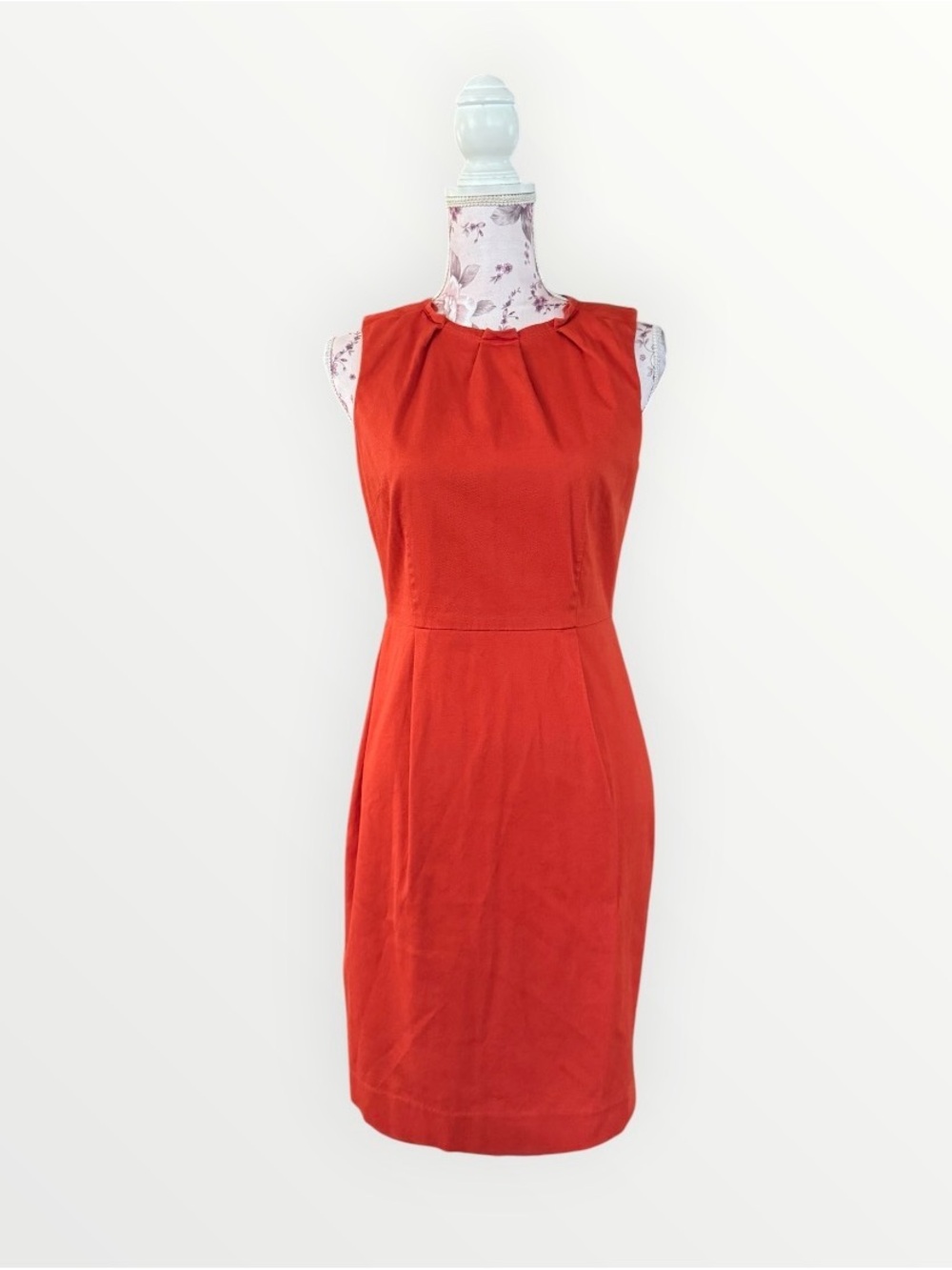 Banana Republic Sleeveless Sheath Dress in Rust - Picture 3 of 3